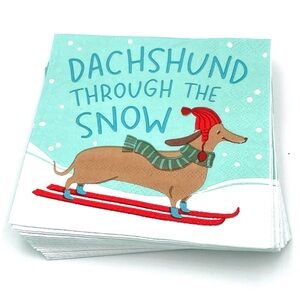 5” Napkins 3 PLY COCKTAIL 20 COUNT | DASCHUND